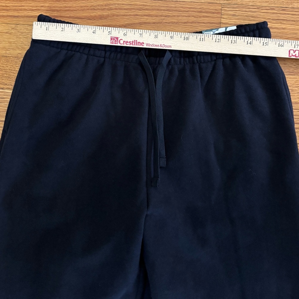 Tek Gear Ultrasoft Fleece Pants Men’s Medium Black Open Bottom Sweatpants New - Picture 5 of 6